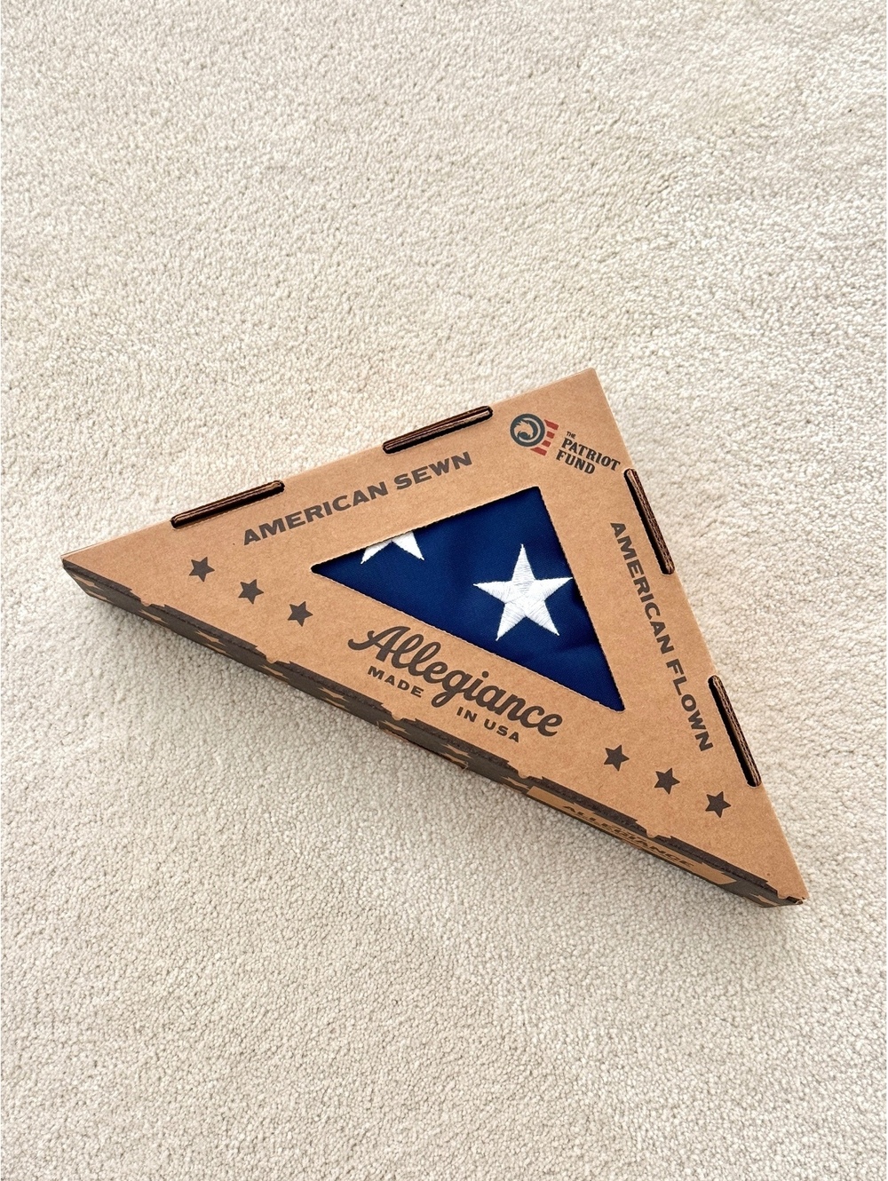 Allegiance Flag Supply 3x5 American Flag USA Made Sewn Embroidered NIB